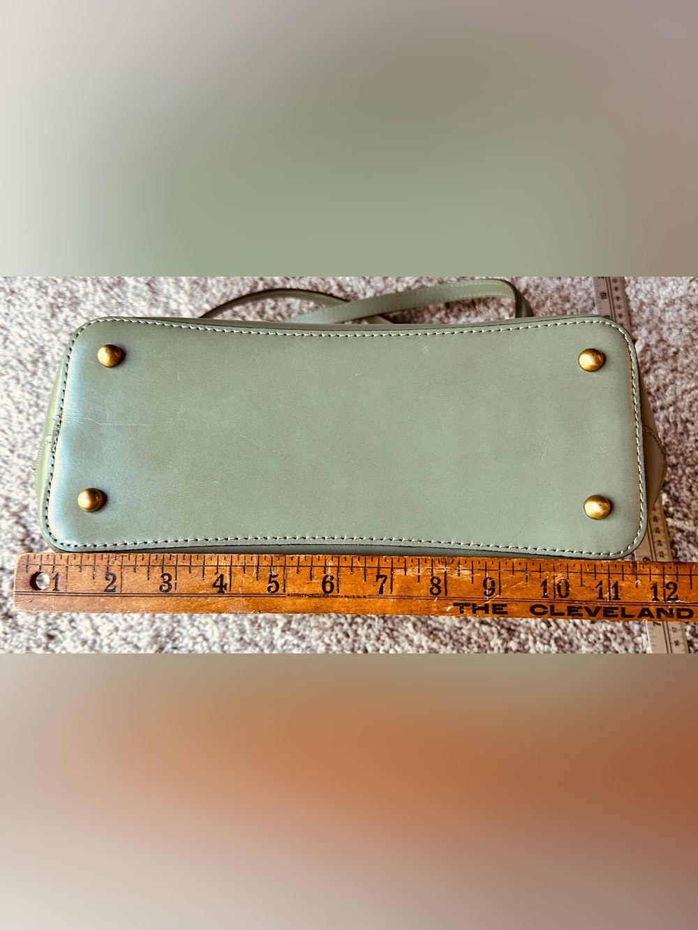 Patricia Nash Sage Green Verzi Leather Tote - Picture 4 of 5